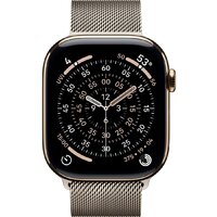 Apple Watch Series 11 LTE 46 мм (титановый корпус, золотистый/природный, миланская петля) Image #2