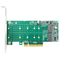 Linkreal LRNV95N8 PCIe x8 to 2-Port M.2 NVMe Adapter