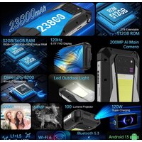 Unihertz Tank 3 Pro 18GB/512GB (черный/серый) Image #3