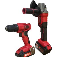 Edon OAF21-AD/AG (шуруповерт, болгарка, 2 АКБ, кейс)