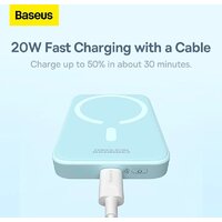 Baseus Magnetic Wireless PPCX020002 6000mAh (белый) Image #2