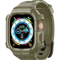Spigen Rugged Armor Pro для Apple Watch Ultra (49 мм) (зеленый/хаки)