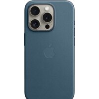 Apple MagSafe FineWoven Case для iPhone 15 Pro (тихоокеанский синий)