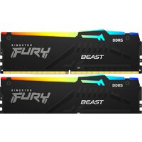 Kingston FURY Beast RGB 2x32ГБ DDR5 5600 МГц KF556C36BBEAK2-64 Image #1
