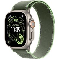 Apple Watch Ultra 3 LTE 49 мм (титановый корпус, природный/зеленый, нейлоновый ремешок размера M/L) Image #1