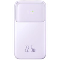 Baseus Comet Series Dual-Cable Digital Display Fast Charge Power Bank 22.5W 20000mAh (сиреневый)