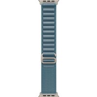 Apple Watch Ultra 3 LTE 49 мм (титановый корпус, природный/голубой, текстильный ремешок размера M) Image #3