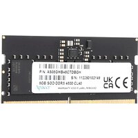 Apacer 8ГБ DDR5 SODIMM 4800 МГц AS08GHB48CTDBGH