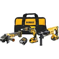 DeWalt DCK308DM (перфоратор, шуруповерт, болгарка, 2 АКБ, сумка)